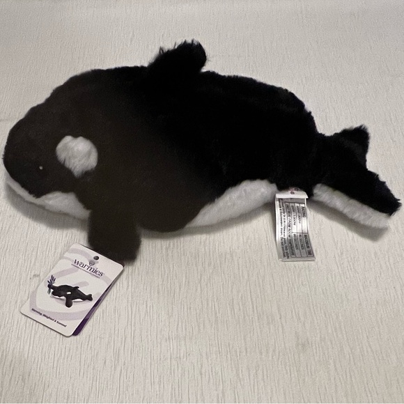 NWT Warmies Full Size Orca Heat or Cool Weighted Stuffed Animal French Lavender - Picture 5 of 12